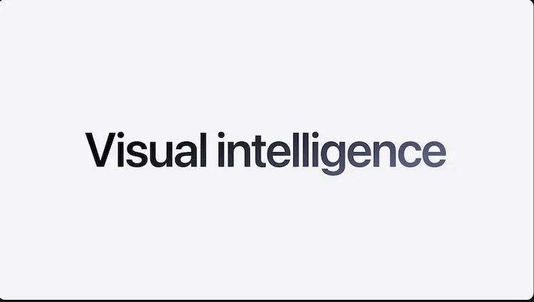 Visual Intelligence = Apple + OpenAi