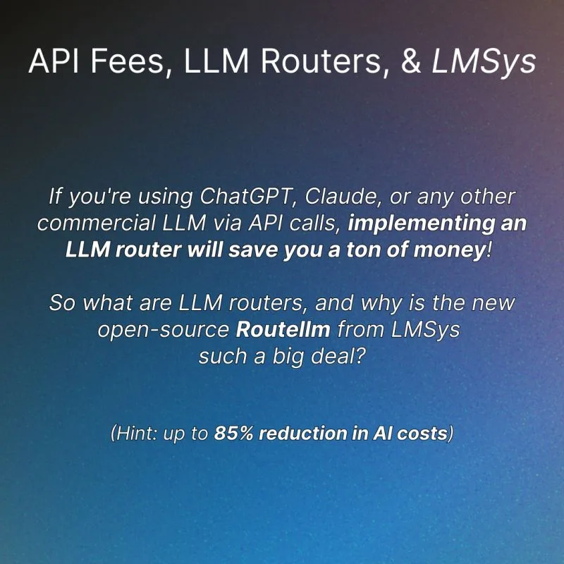 RouteLLM: Could Slash Your AI Costs