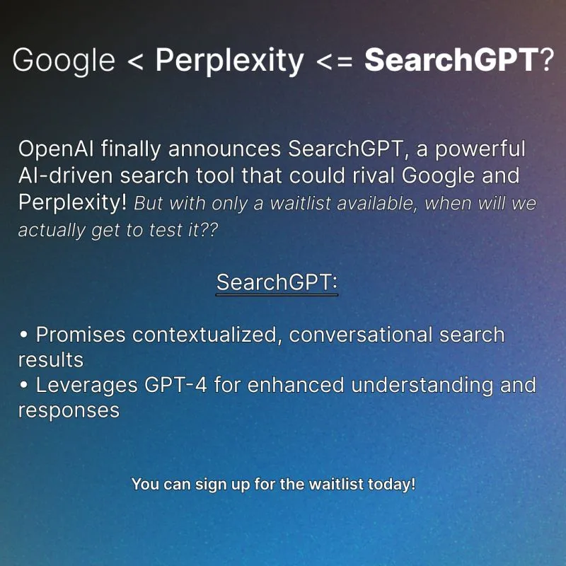 Perplexity Vs SearchGPT Vs Google